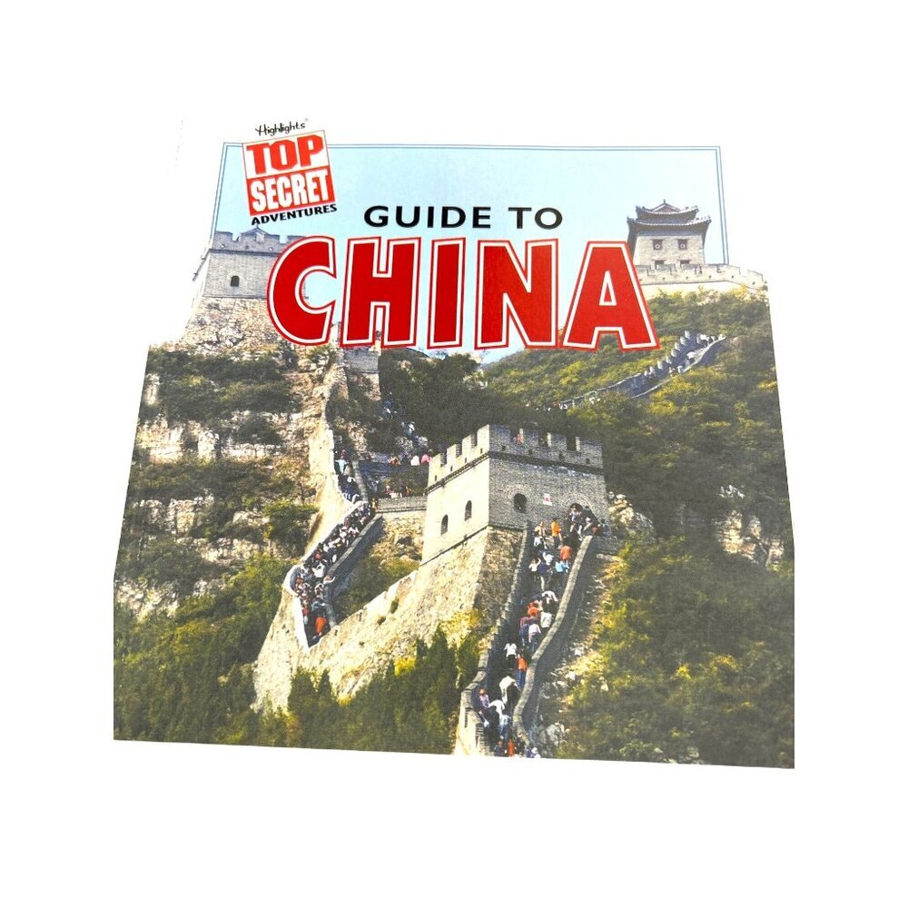 Highlights Kids Book Guide to China Top Secret Adventures Paperback 9x8
